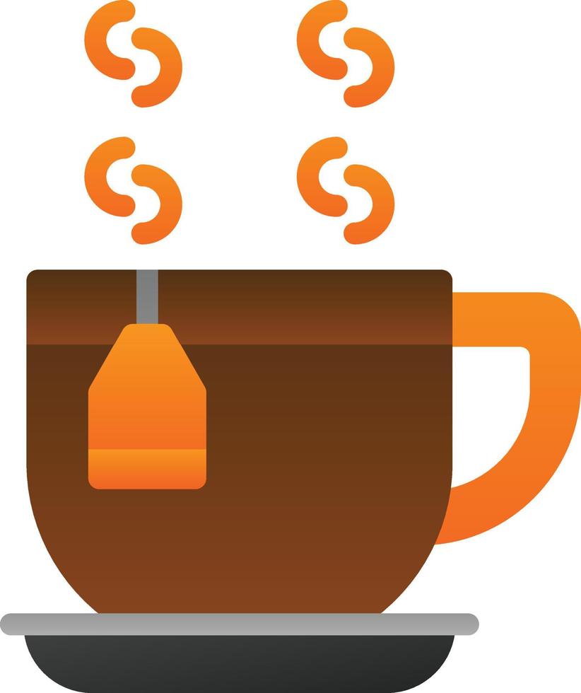 design de ícone de vetor de caneca de chá