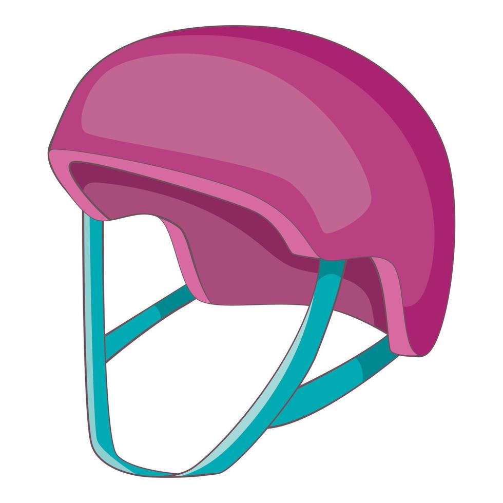 ícone de capacete protetor, estilo cartoon vetor