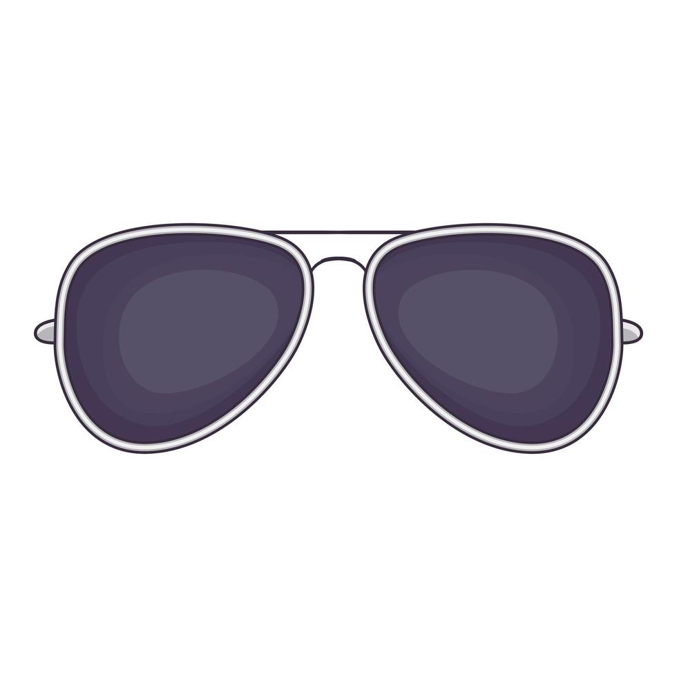 ícone de óculos de sol, estilo cartoon vetor