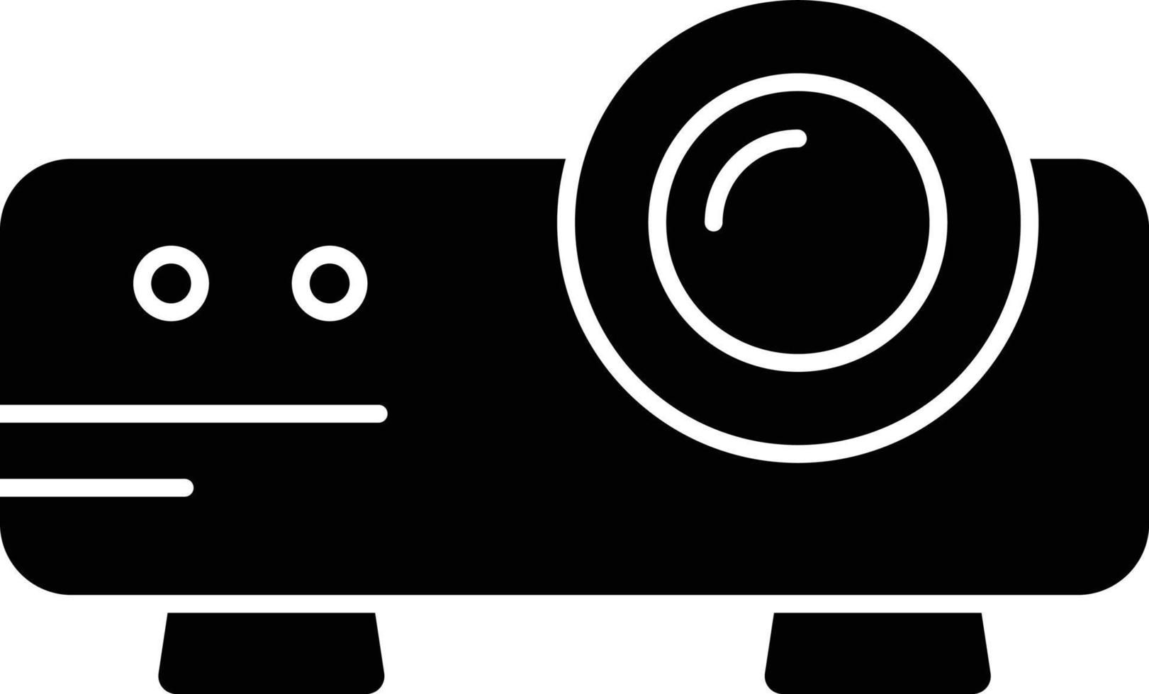 ícone de símbolo do projetor vetor
