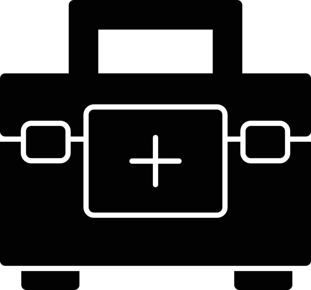 ícone de símbolo de kit de primeiros socorros vetor