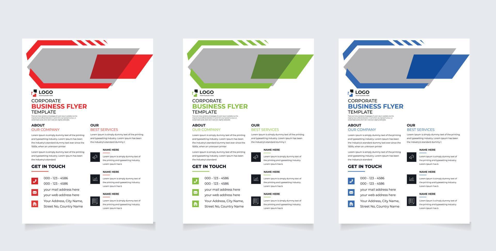 modelo de layout de design de folheto de negócios a4, fundo desfocado, design de modelo vetorial para revista, pôster, apresentação corporativa, portfólio, infográfico de folheto, layout moderno vetor