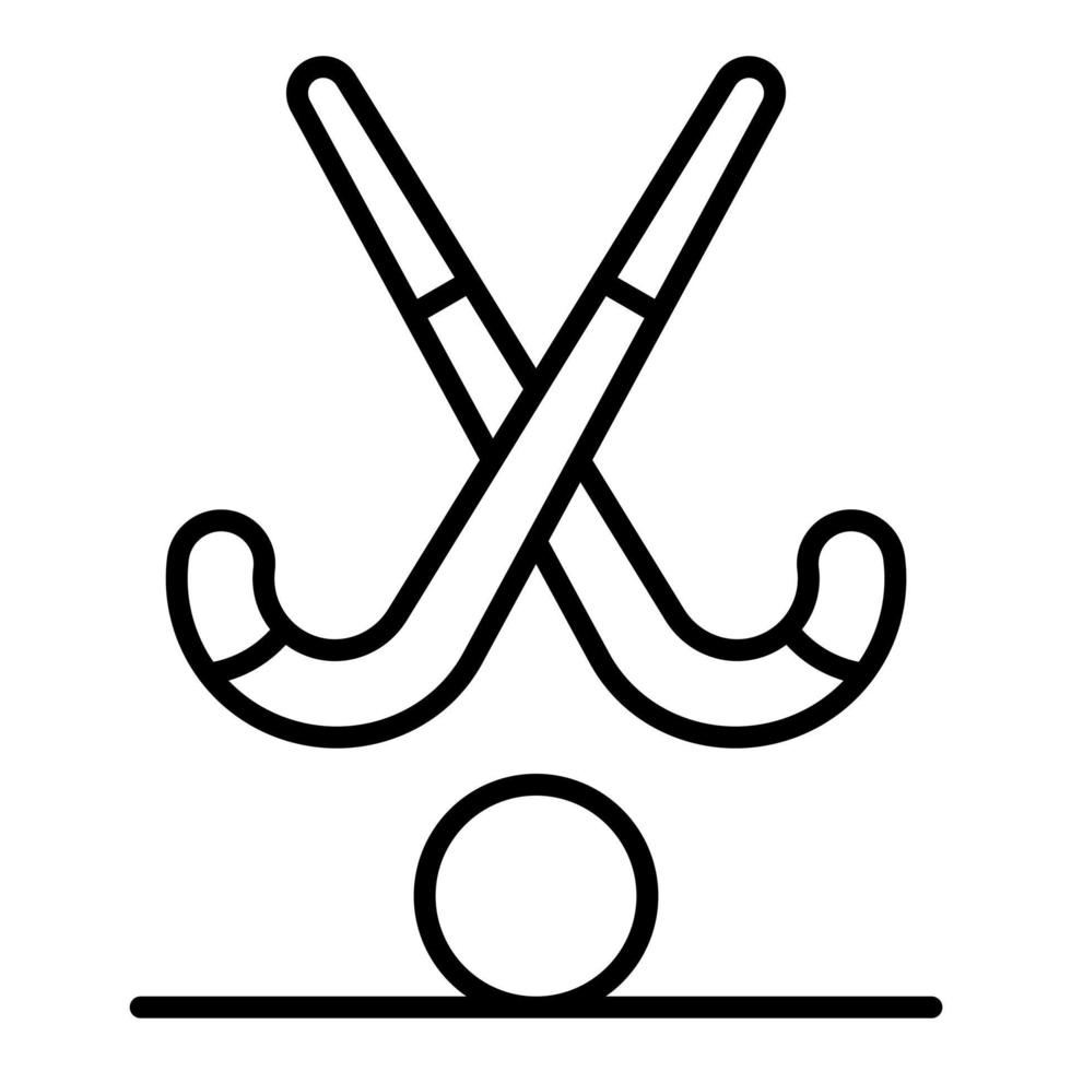 ícone de linha de dois bastões vetor