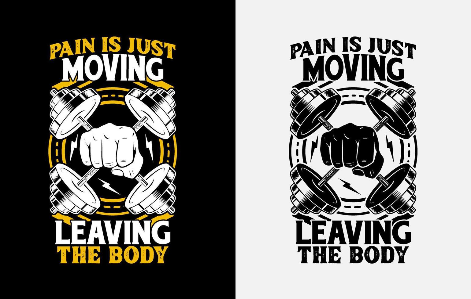 design de camiseta de ginástica, citação motivacional de academia, design de camiseta inspiradora de treino, design de camiseta de fitness vetor