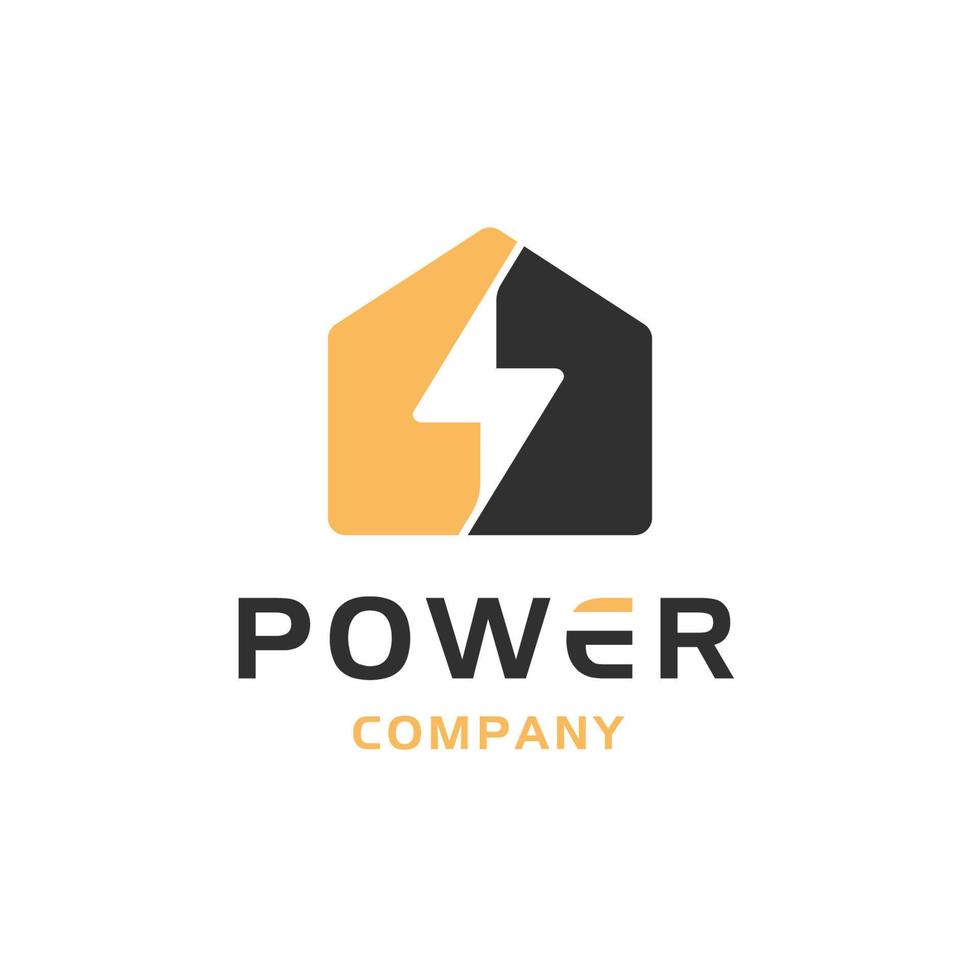 inspiração de modelo de design de logotipo de empresa de energia vetor