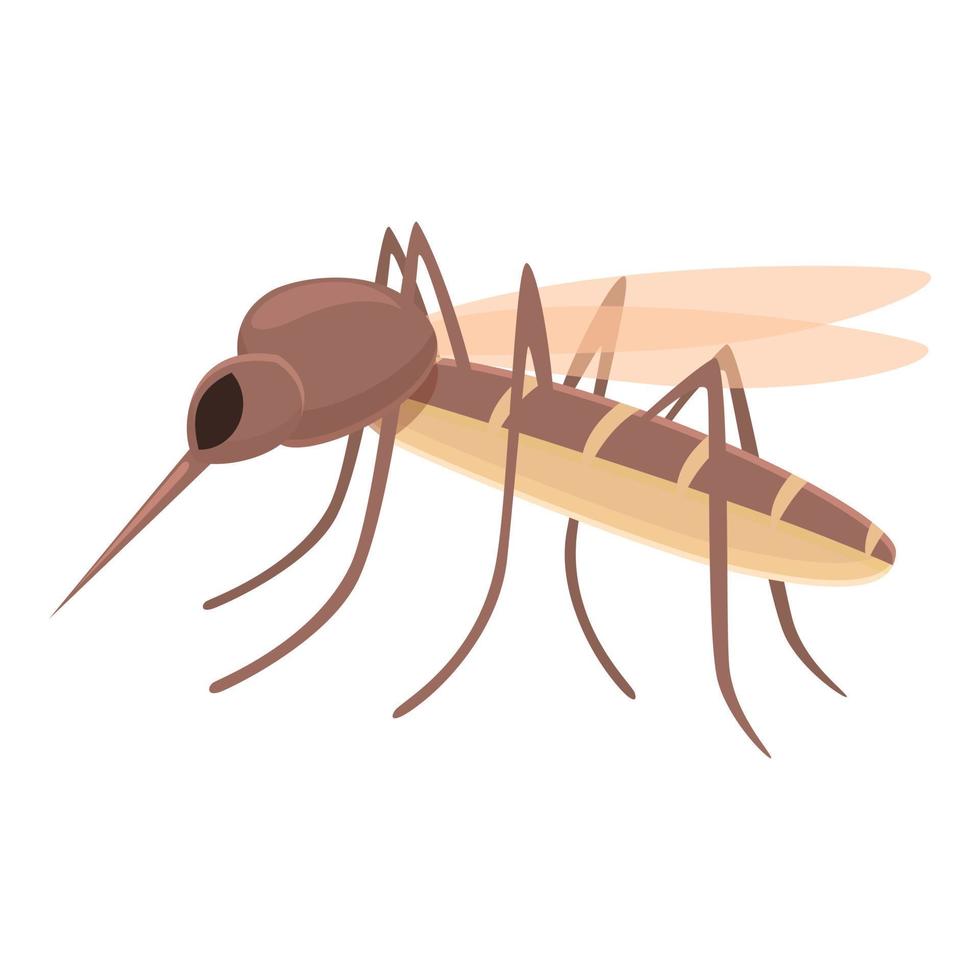 vetor de desenhos animados de ícone de mosquito grande. proteção contra insetos