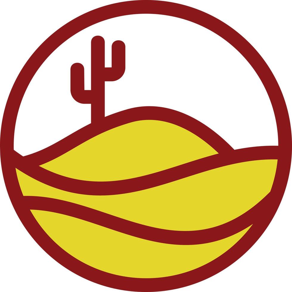 design de ícone de vetor de areia do deserto