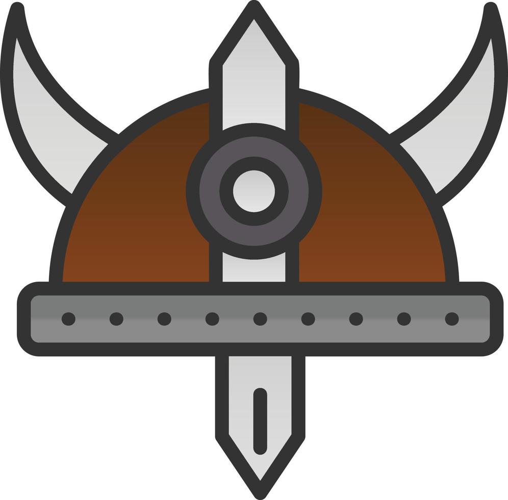 design de ícone vetorial viking vetor