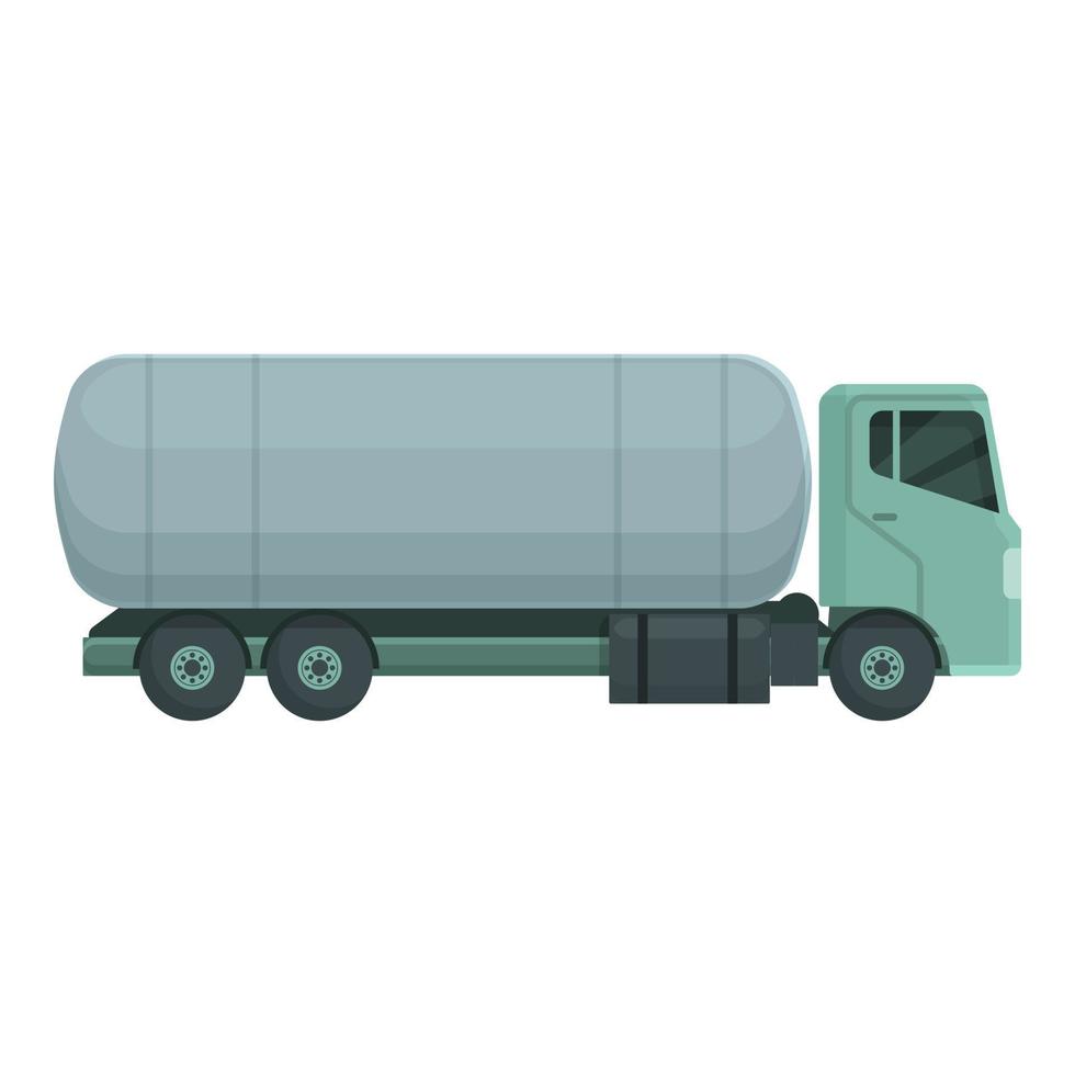 vetor de desenhos animados de ícone de petroleiro pesado. caminhão a gasolina