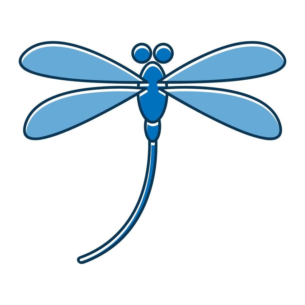 vetor do logotipo da libélula