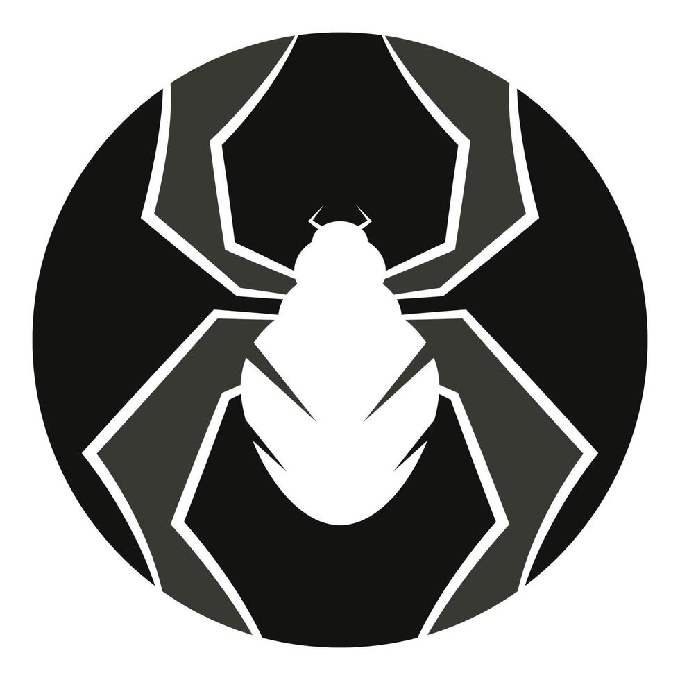 vetor de logotipo de aranha