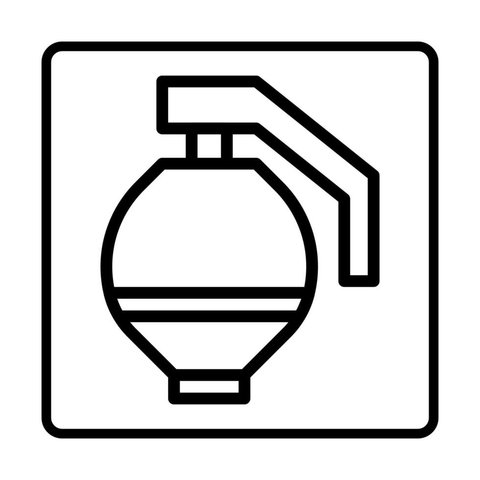 ícone de granada. ícones de sinal de mídia social. ilustração vetorial isolada para design gráfico e web. vetor