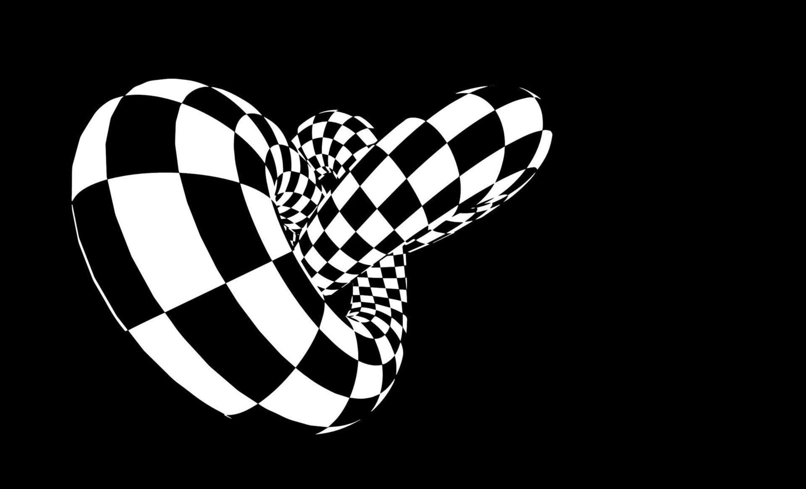 ilustração em vetor toro xadrez eps 10. vetor de ilusão de ótica. fundo do campeonato de corrida.