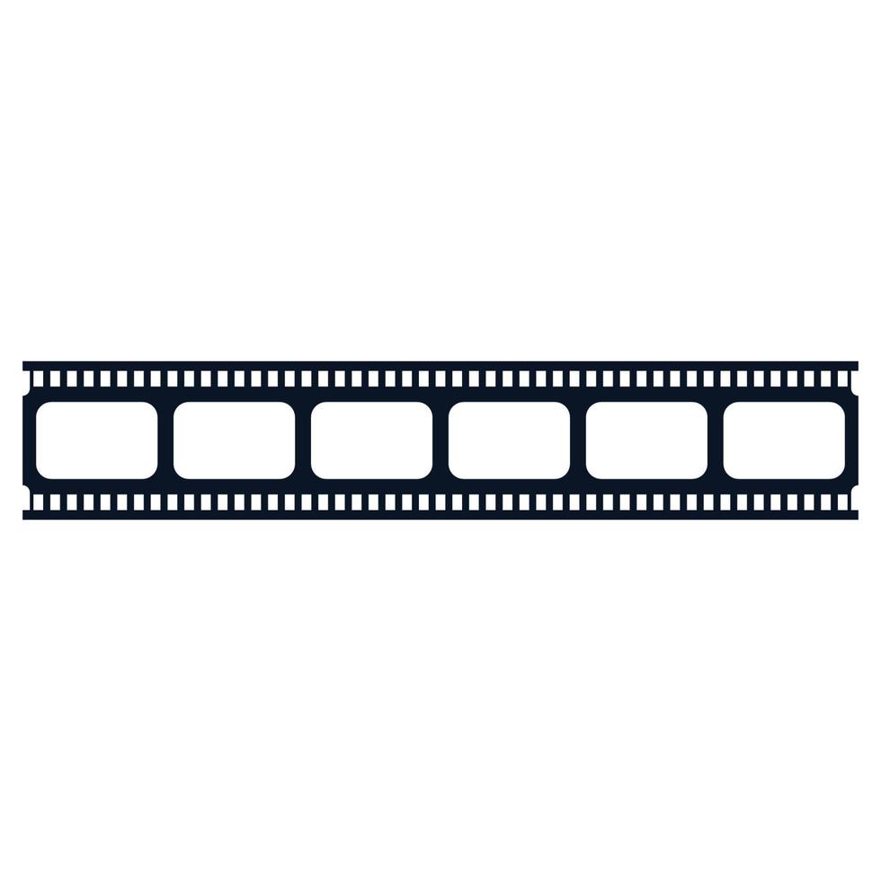 imagens do logotipo da tira de filme vetor