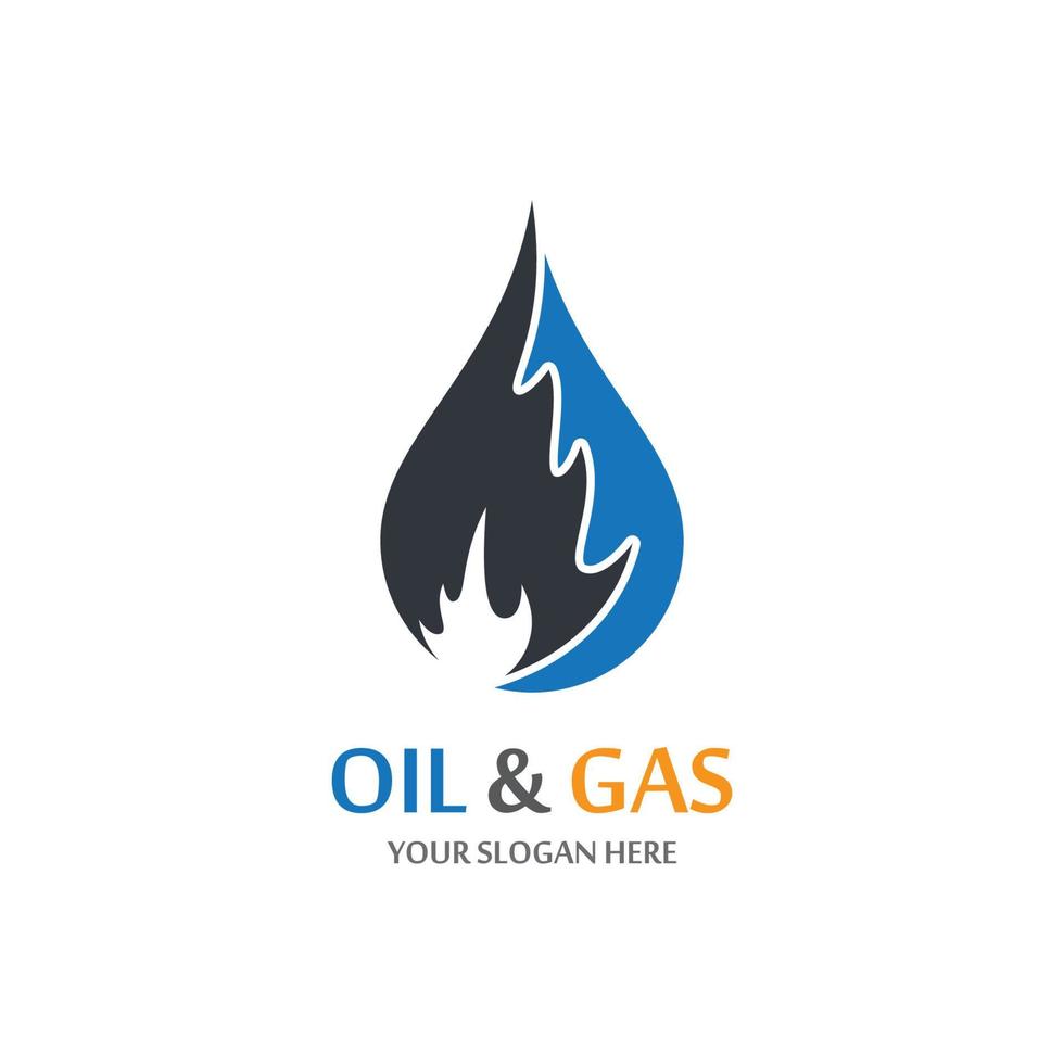 vetor de ícone de gás e óleo