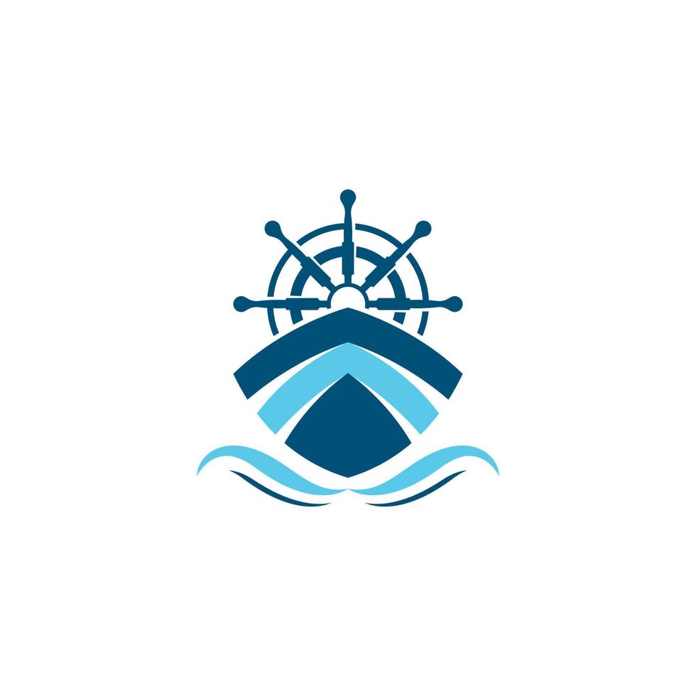 ícone de vetor de símbolo de navio de cruzeiro