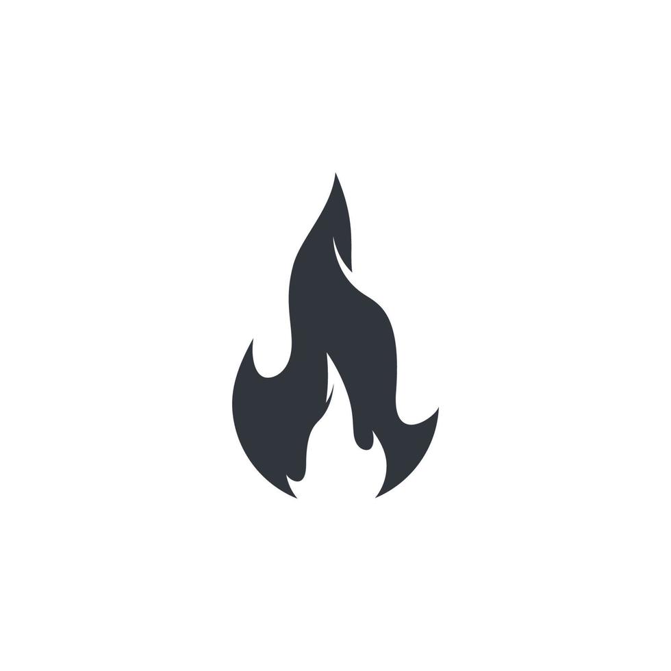 ícone de vetor de símbolo de fogo