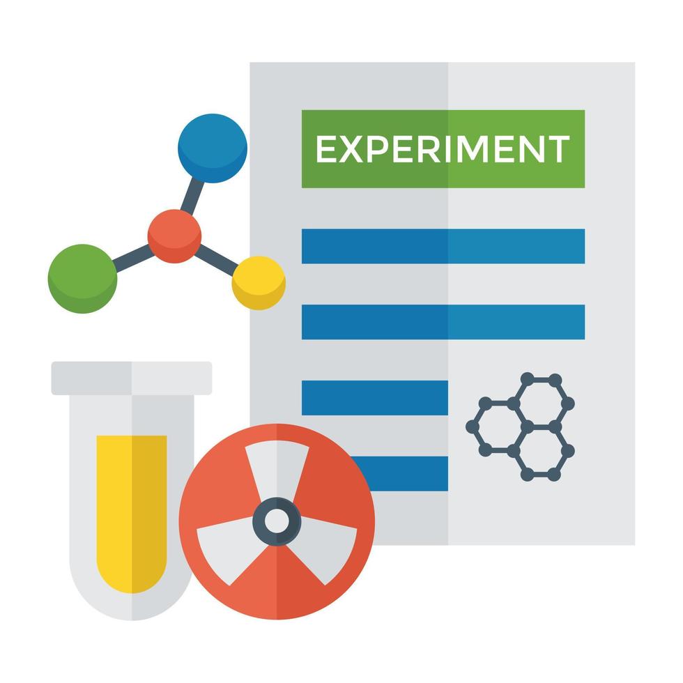 experimento científico da moda vetor