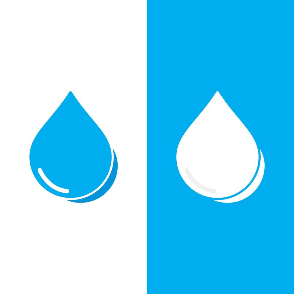 vetor de modelo de logotipo de gota d'água