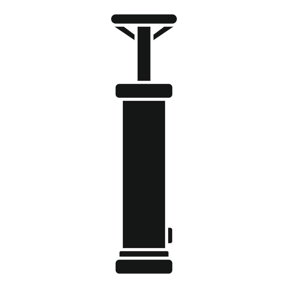 vetor simples do ícone da bomba de ar. compressor de válvula
