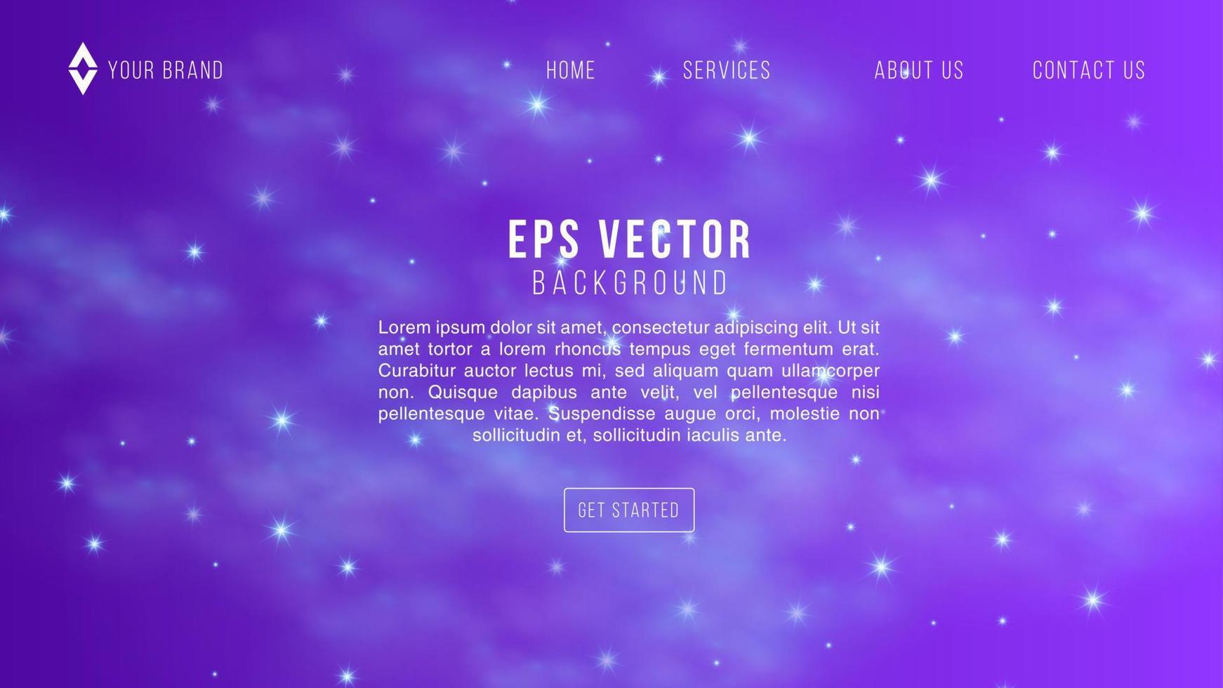 espaço roxo web design astronomia galáxia abstrato eps 10 vetor para site, página inicial, página inicial, página da web