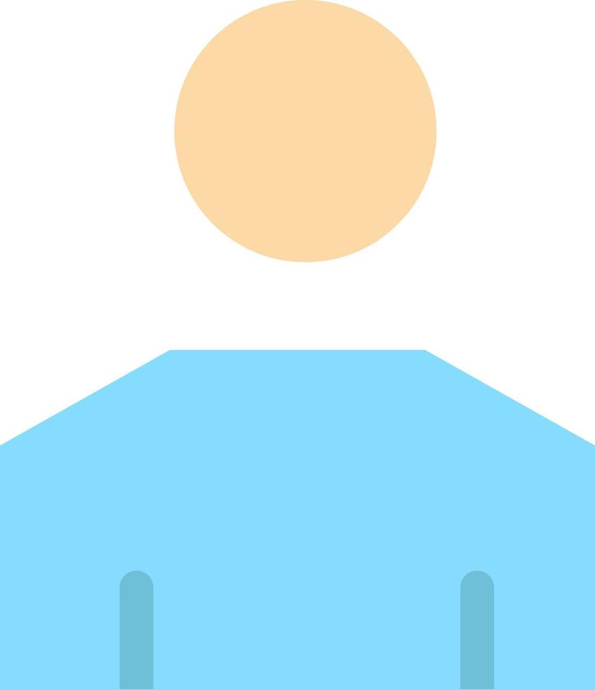 avatar masculino pessoas perfil ícone de cor plana modelo de banner de ícone de vetor