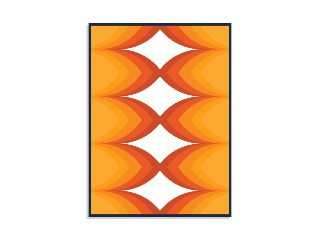 impressão em tela com um tema gradiente abstrato com uma mistura de gradações de amarelo claro a laranja escuro. adequado para decorações de parede e outras necessidades de design de modelo. vetor