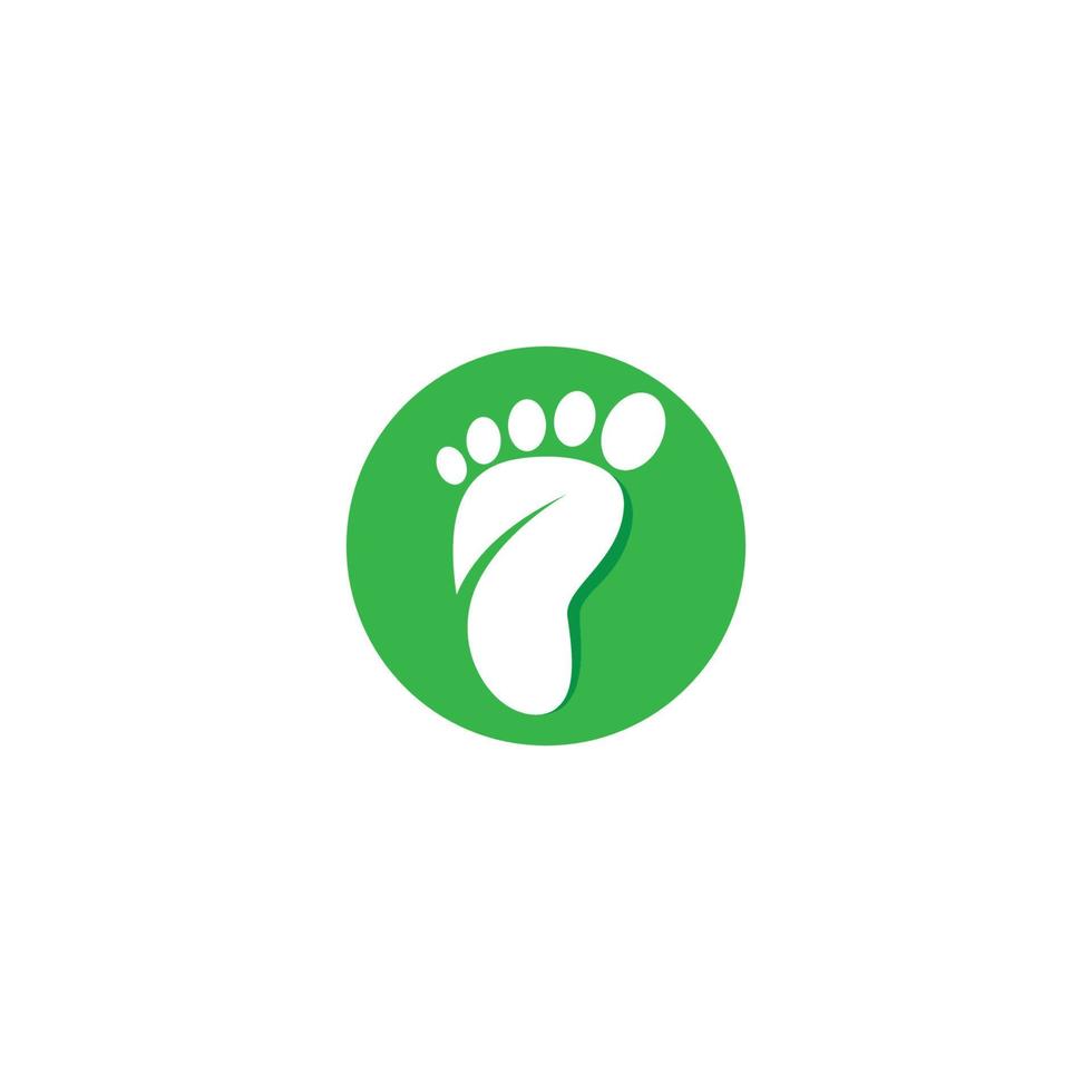 ícone do logotipo do terapeuta do pé vetor
