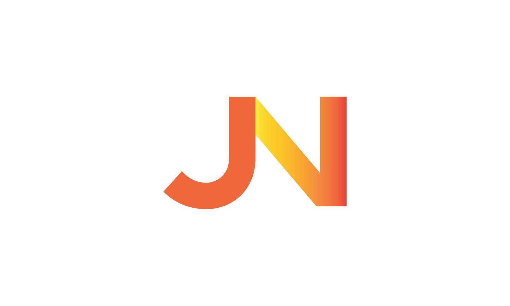 letra jn logotipo pro vetor arquivo pro vetor