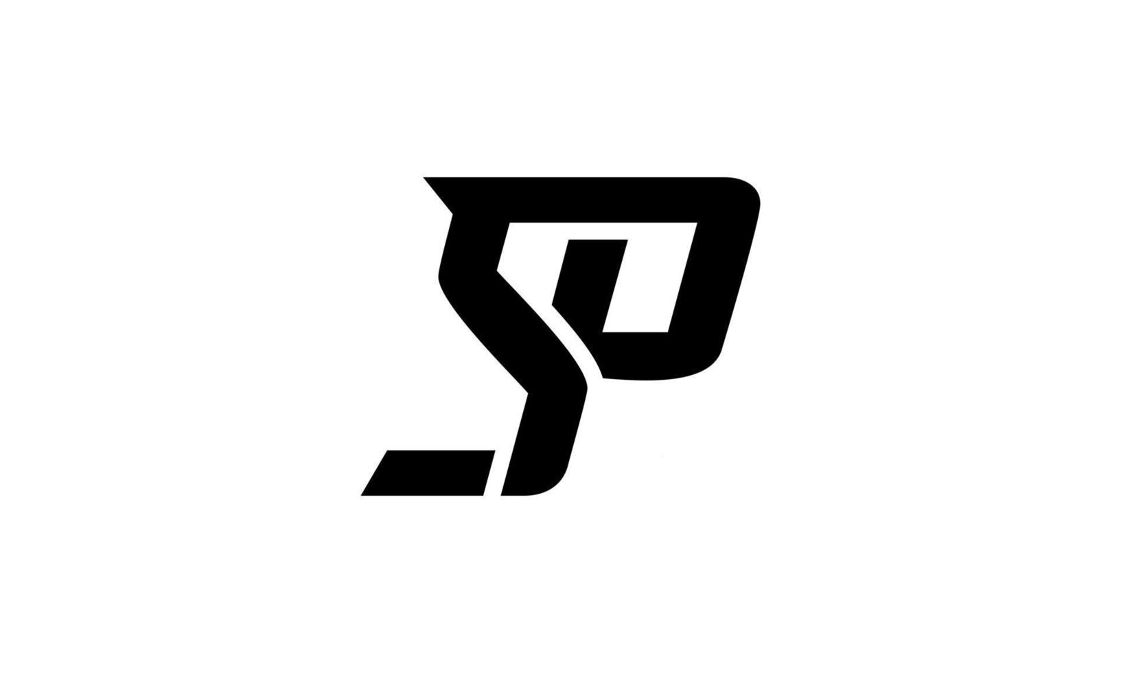 sp design de logotipo. inicial sp letra logotipo design monograma vector design pro vector.