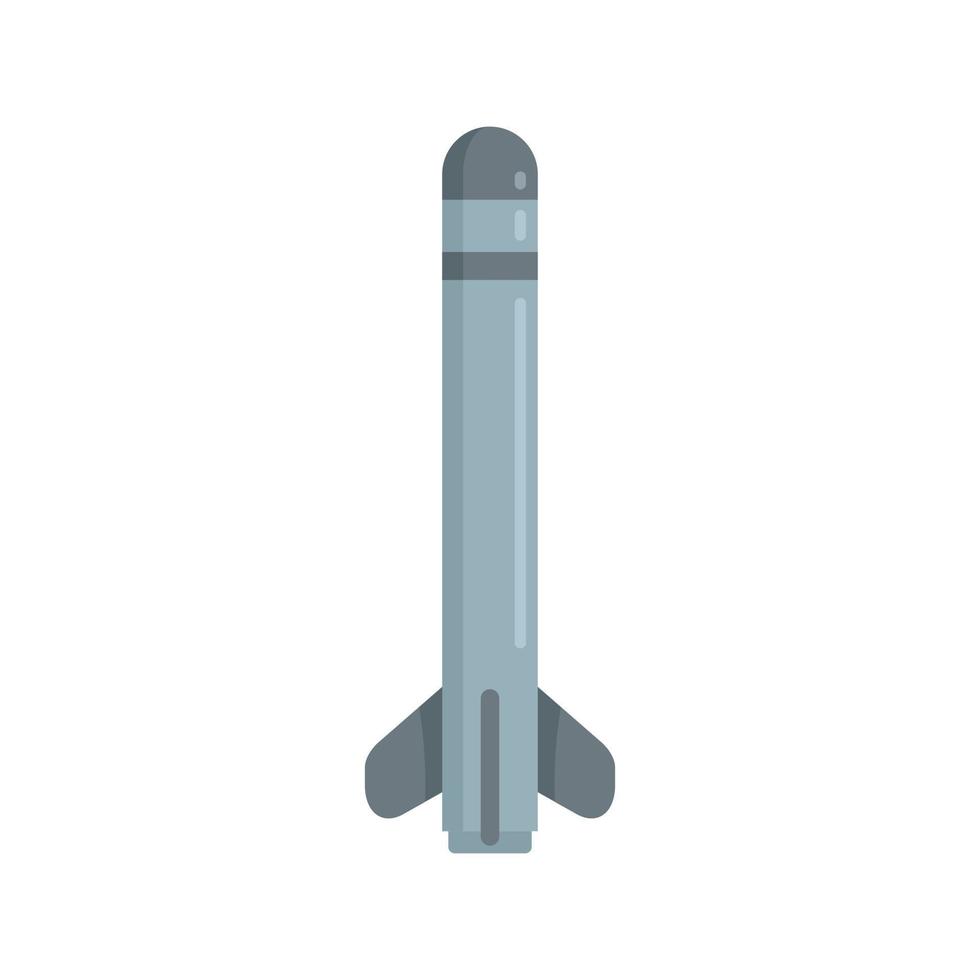 ícone de conflito de mísseis vetor plano isolado