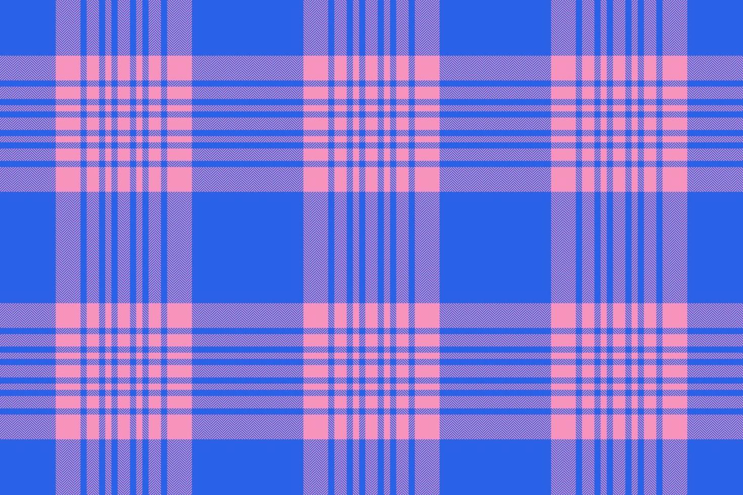 fundo do vetor de tecido. padrão xadrez sem costura. textura têxtil verificar tartan.