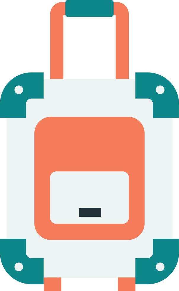 ilustração de bagagem em estilo minimalista vetor