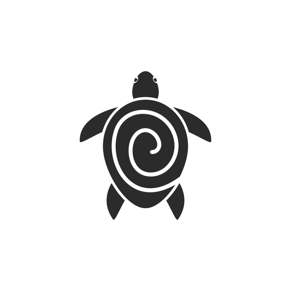 design de ilustração de ícone de tartaruga vetor