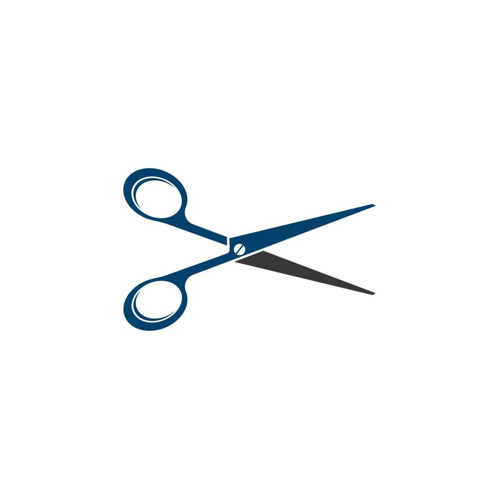 ícone de vetor de logotipo de tesoura