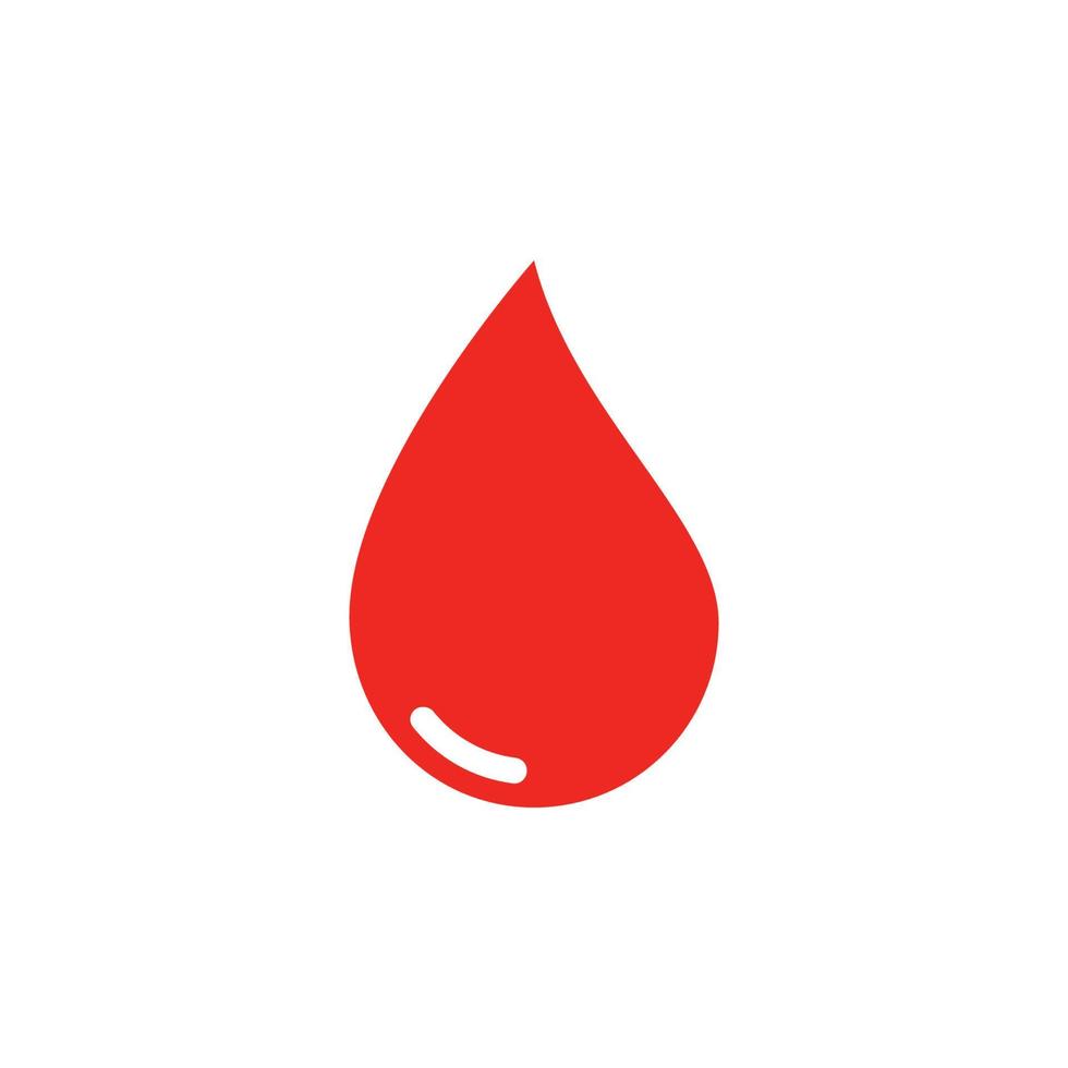 ilustração de ícone de vetor de logotipo de sangue