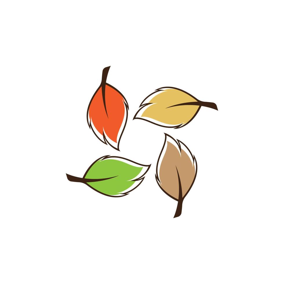 imagens de logotipo de outono vetor