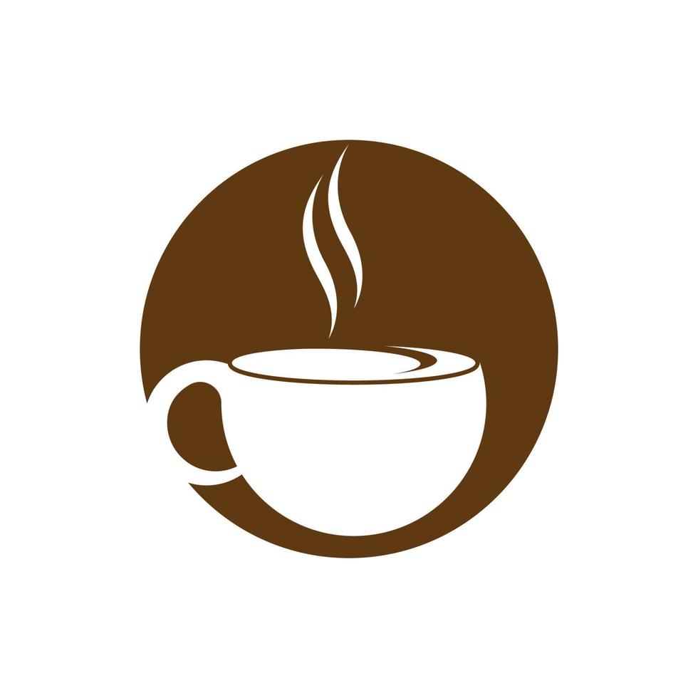 imagens do logotipo da xícara de café vetor