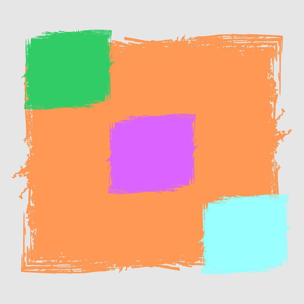 vetor de fundo abstrato com ornamento de quadrados