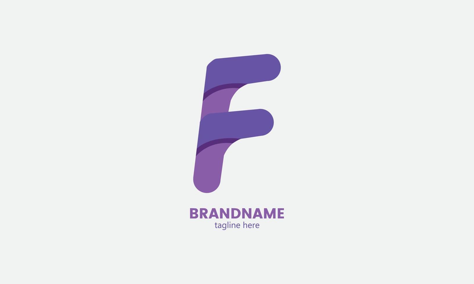 elementos de modelo de design de ícone de logotipo de letra f. ilustração em vetor de ícone abstrato com base na letra f. elementos de modelo de design de ícone de logotipo de letra f.