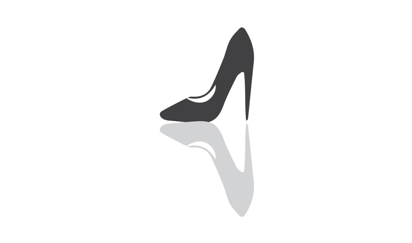 sapato de salto alto em estilo de desenho de arte de linha contínua. mulheres elegantes saltos agulha minimalista esboço linear preto isolado no fundo branco. ilustração vetorial vetor
