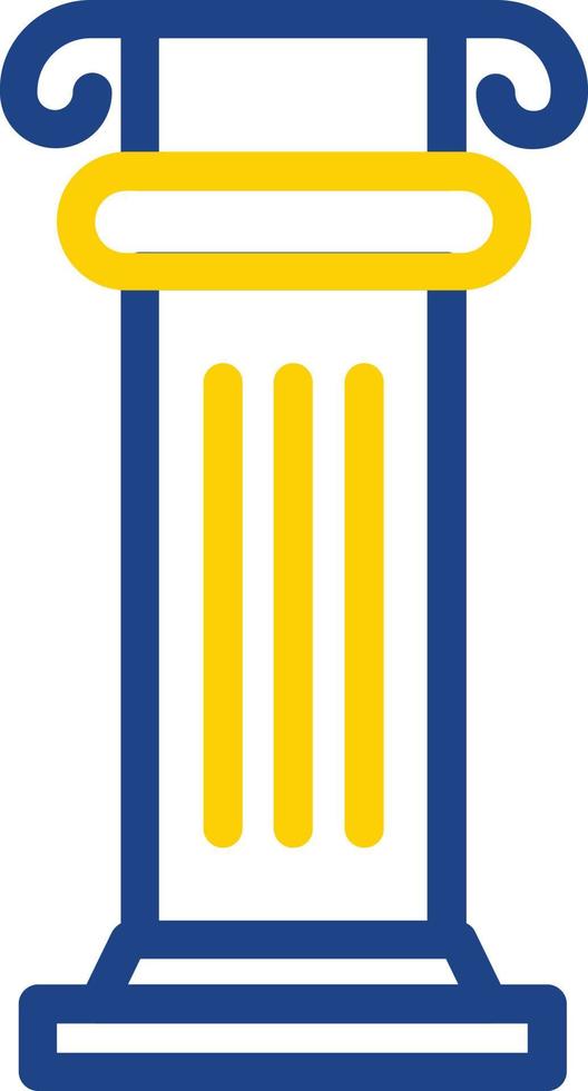 design de ícone de vetor de colunas