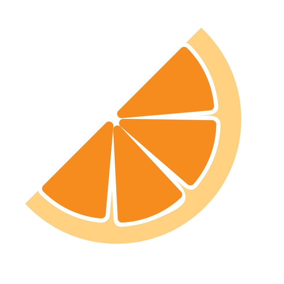 ícone de ilustração vetorial de confeitaria de doces de laranja vetor