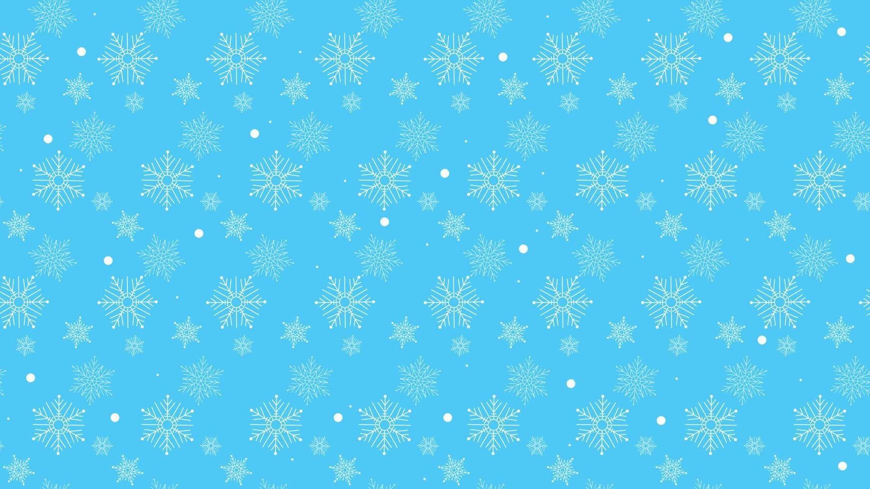 padrão perfeito de neve em fundo azul para vetor de evento de natal eps10