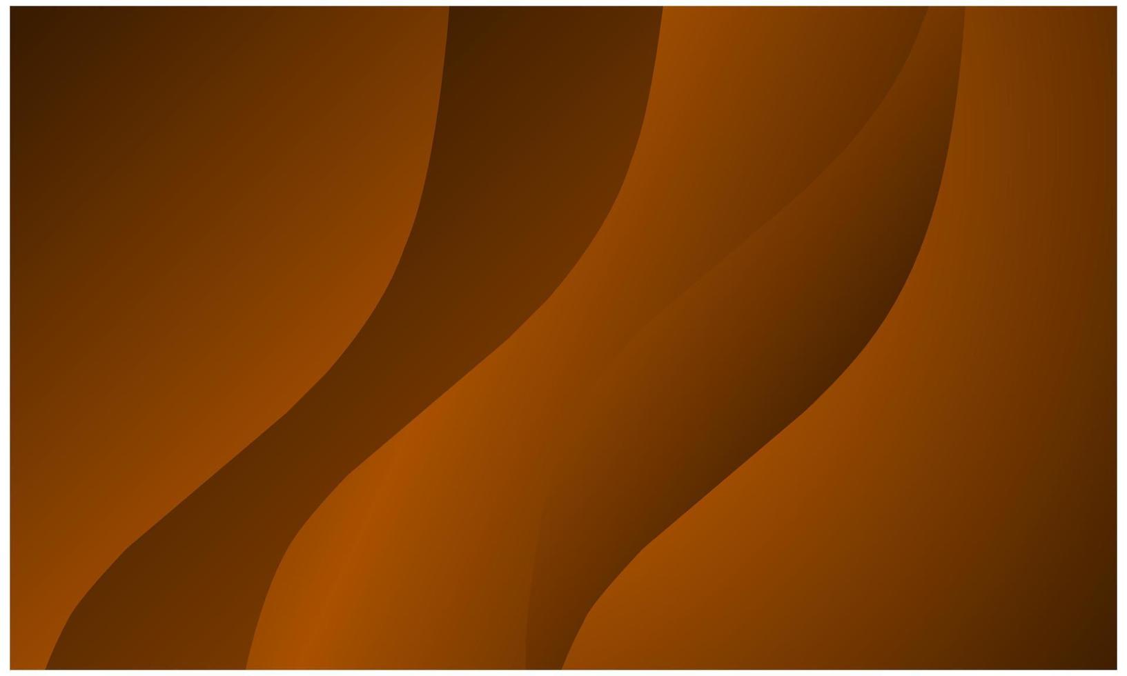 fundo de onda abstrato de cor laranja escuro vetor