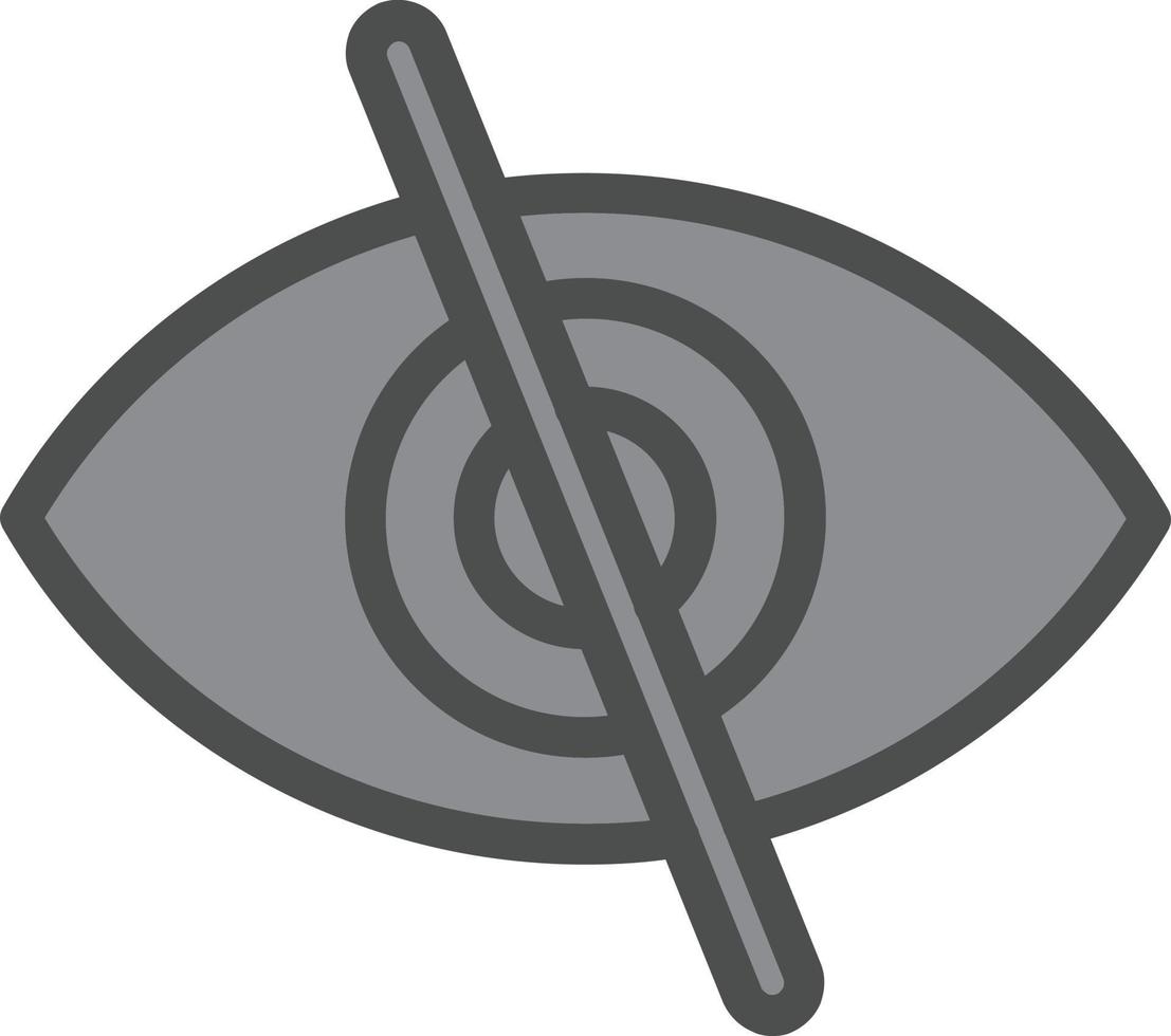 design de ícone de vetor de barra de olho