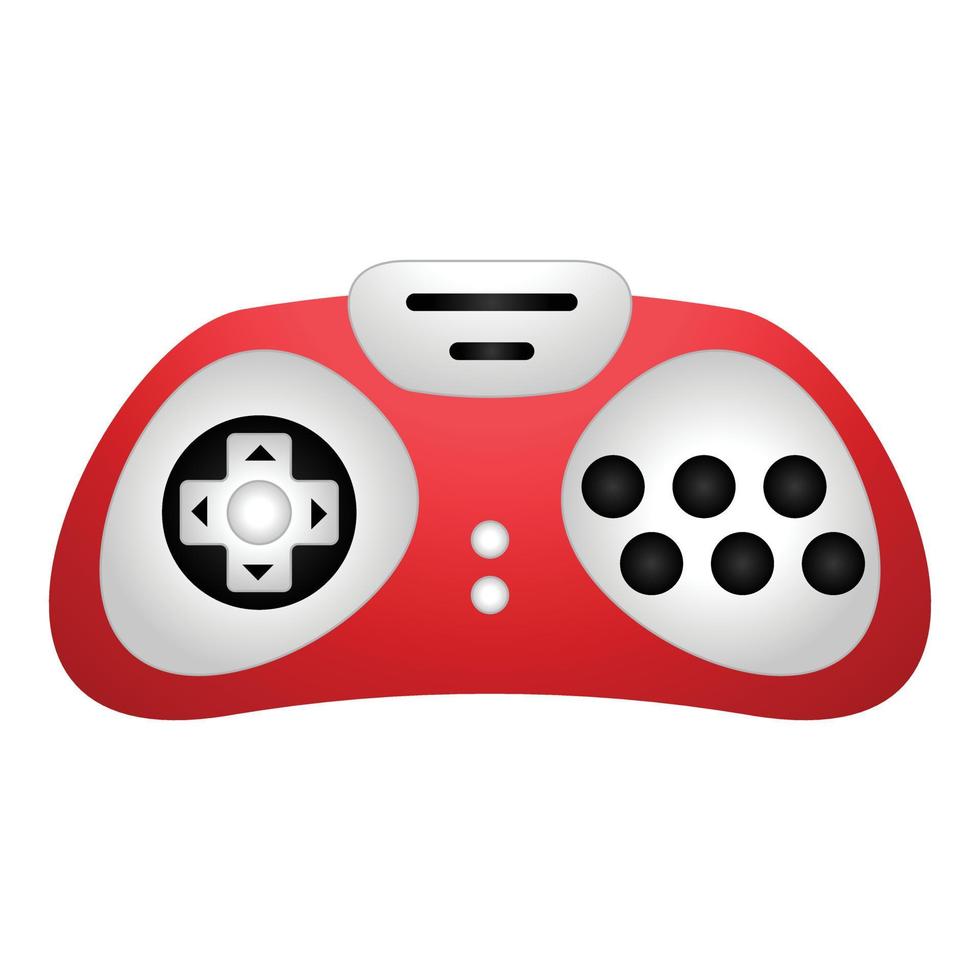 vetor de desenhos animados do ícone do joystick do console de vídeo. controle de jogo