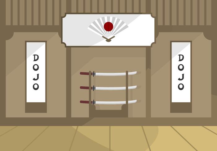 Dojo Ilustração vetor