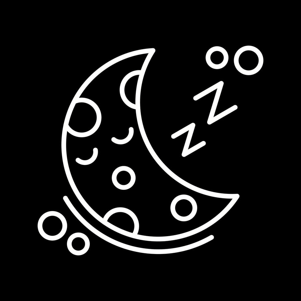 ícone de vetor dormindo