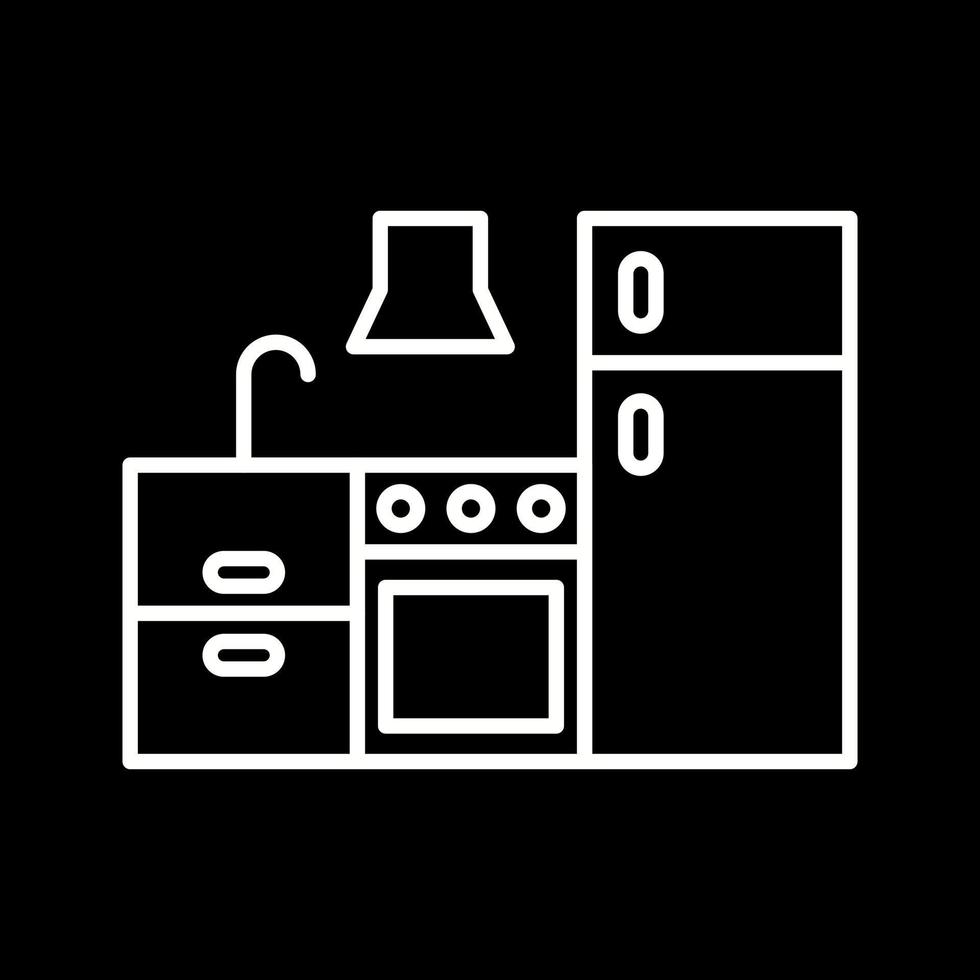 ícone de vetor de cozinha
